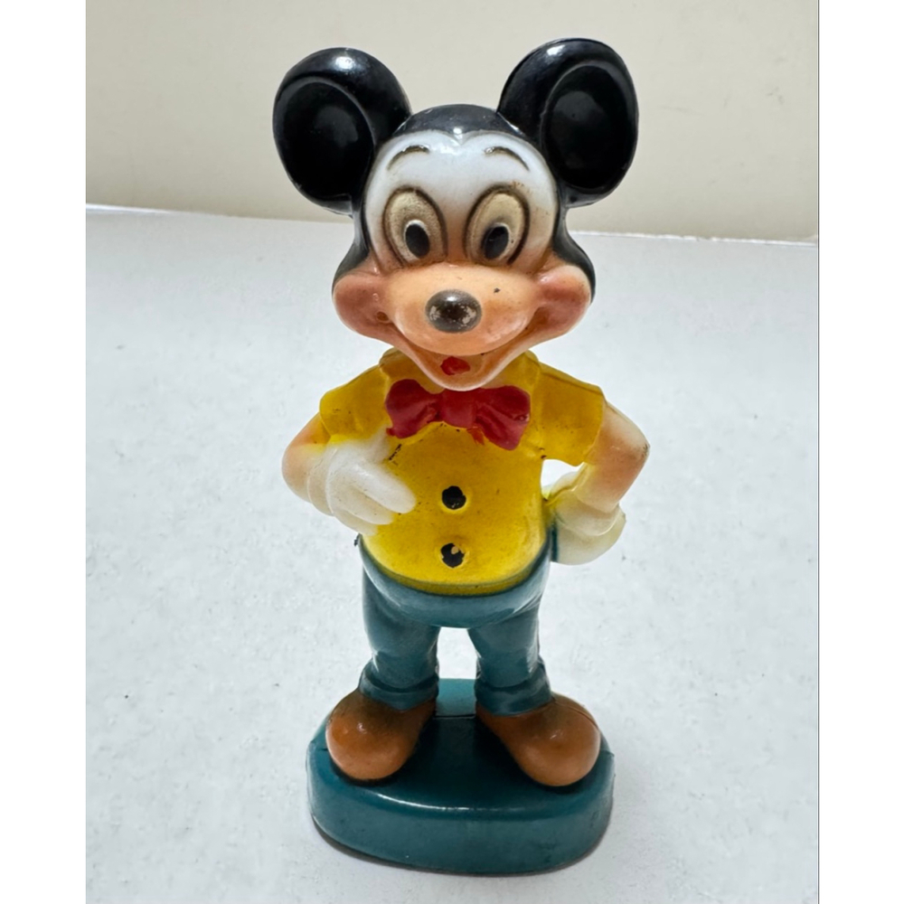 Walt Disney Productions Vintage Mickey Mouse Plastic Figure